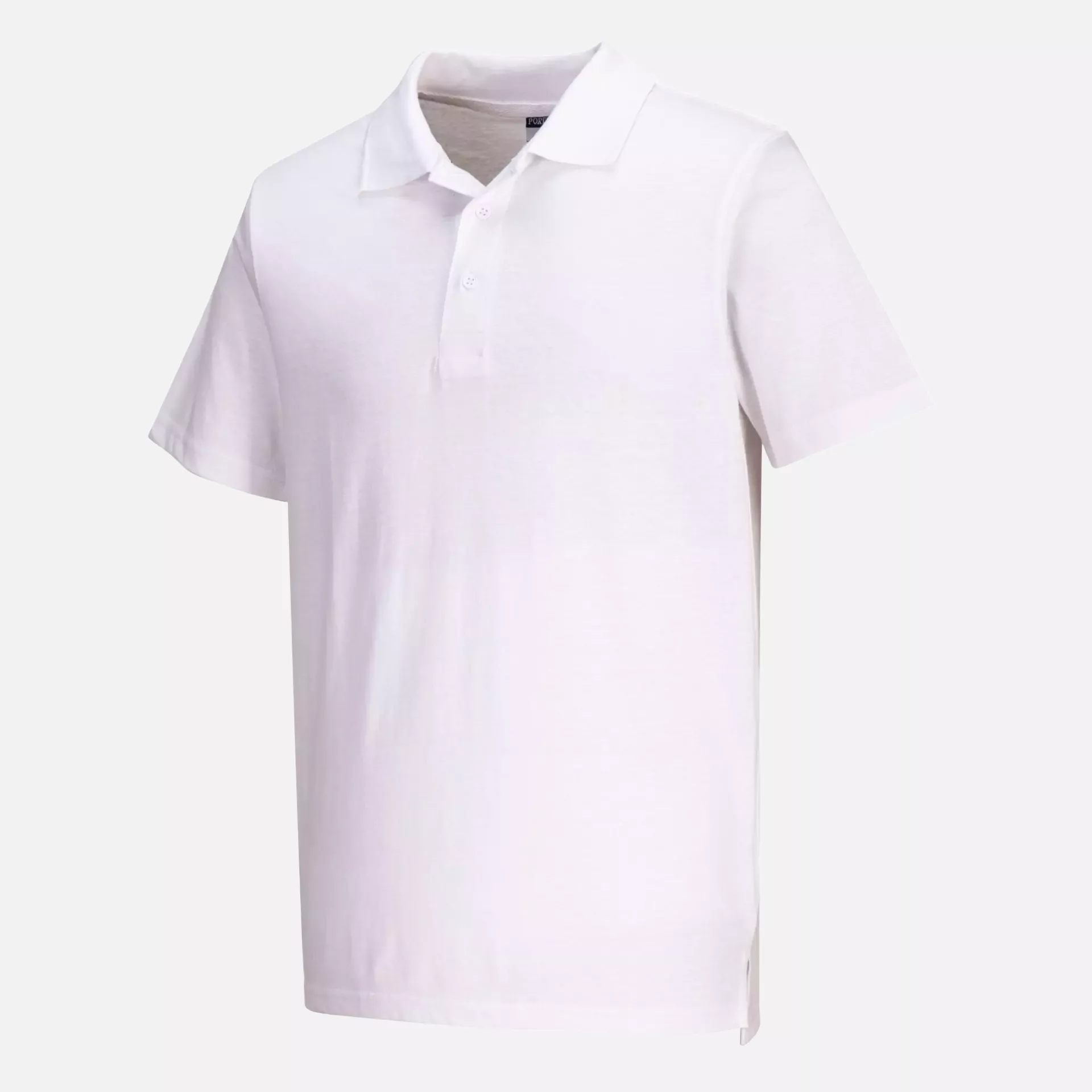 Portwest L210WHR, Lightweight Jersey Polo Shirt, White, image 3