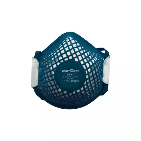 Portwest ERGONET FFP2 andningsskydd med ventil dolomit, vit