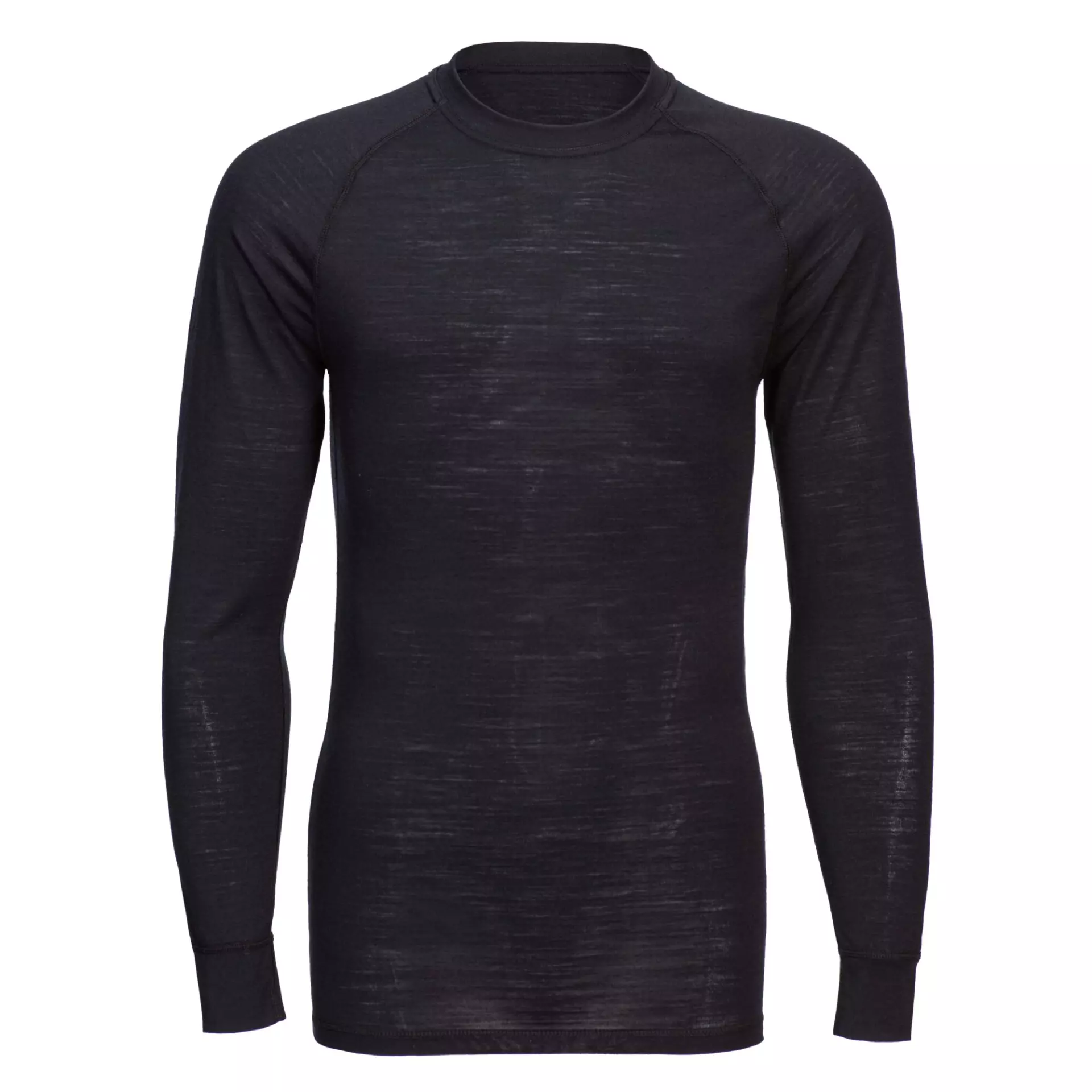 Portwest B183BKR, Merino Wool Crewneck Baselayer Top, Black, image 1