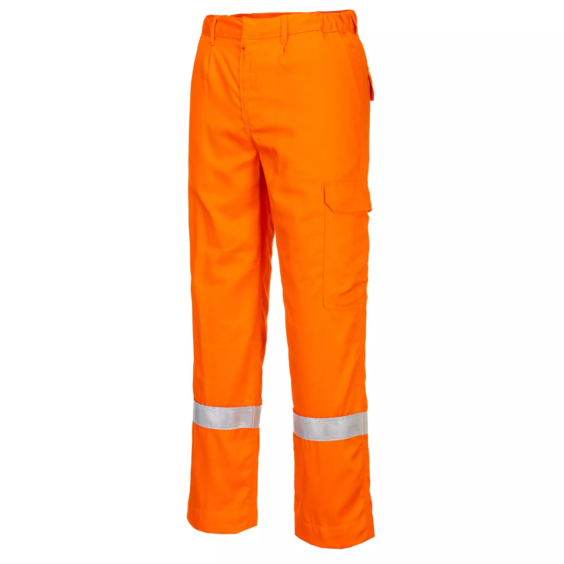 Portwest FR412ORR, Bizflame Work leichte antistatische flammhemmende Hose, Orange, image 2