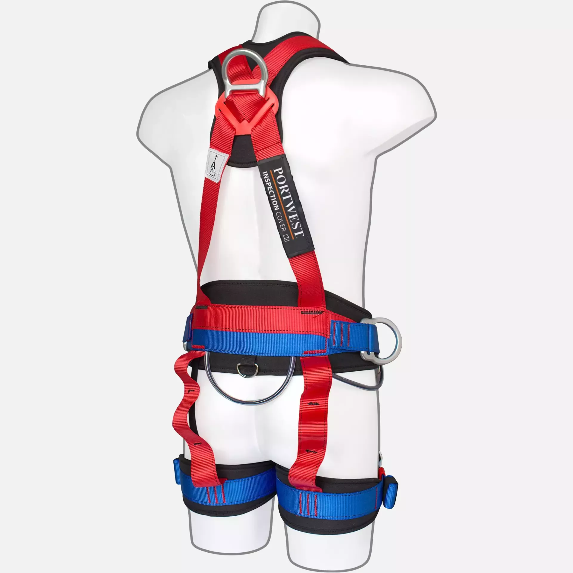 Portwest FP19RER, 4 Point Comfort Plus Harness, Red, image 6