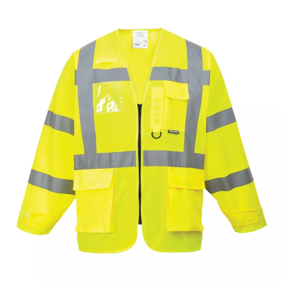 Portwest S475YER, Warnschutz-Executive-Jacke, Gelb, image 1, gallery thumbnail