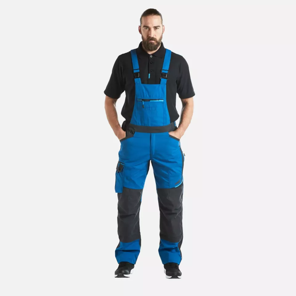 Portwest T704PBR, WX3 Bib and Brace, Persian Blue, image 3, gallery thumbnail