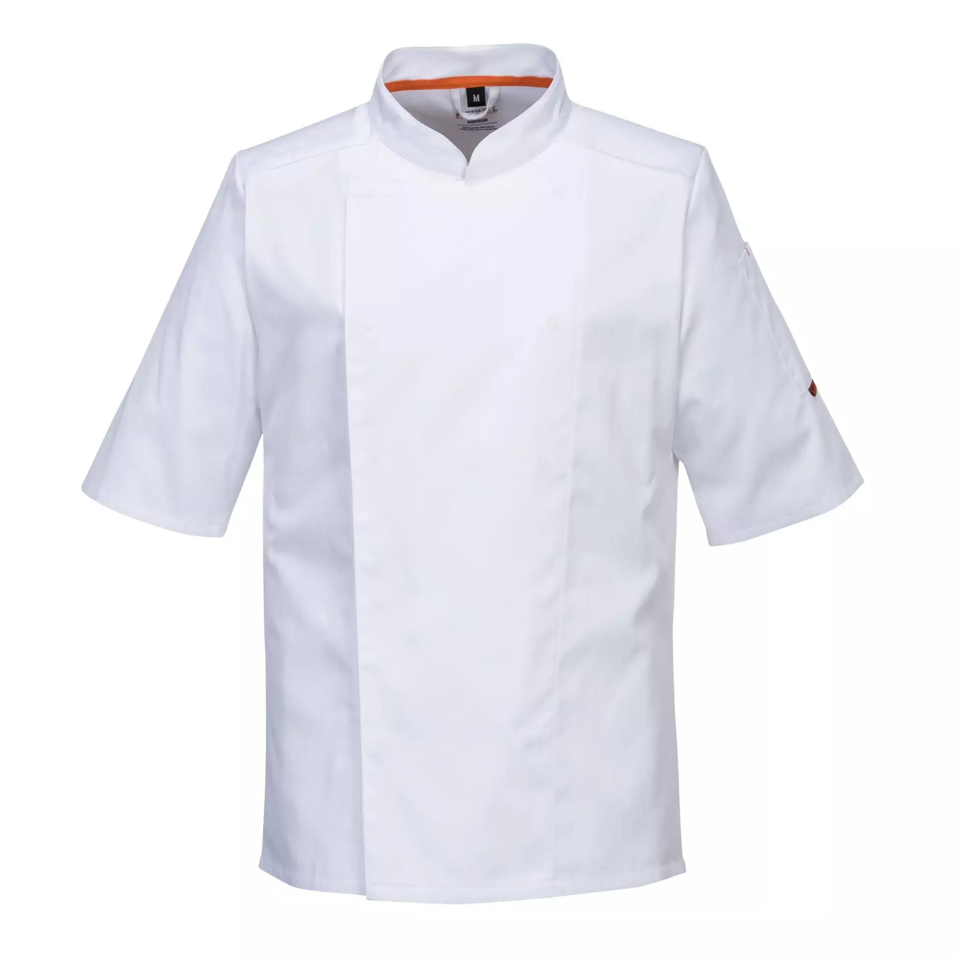 Portwest C746WHR, Chef's MeshAir Pro Stretch Jacket S/S, White, image 1