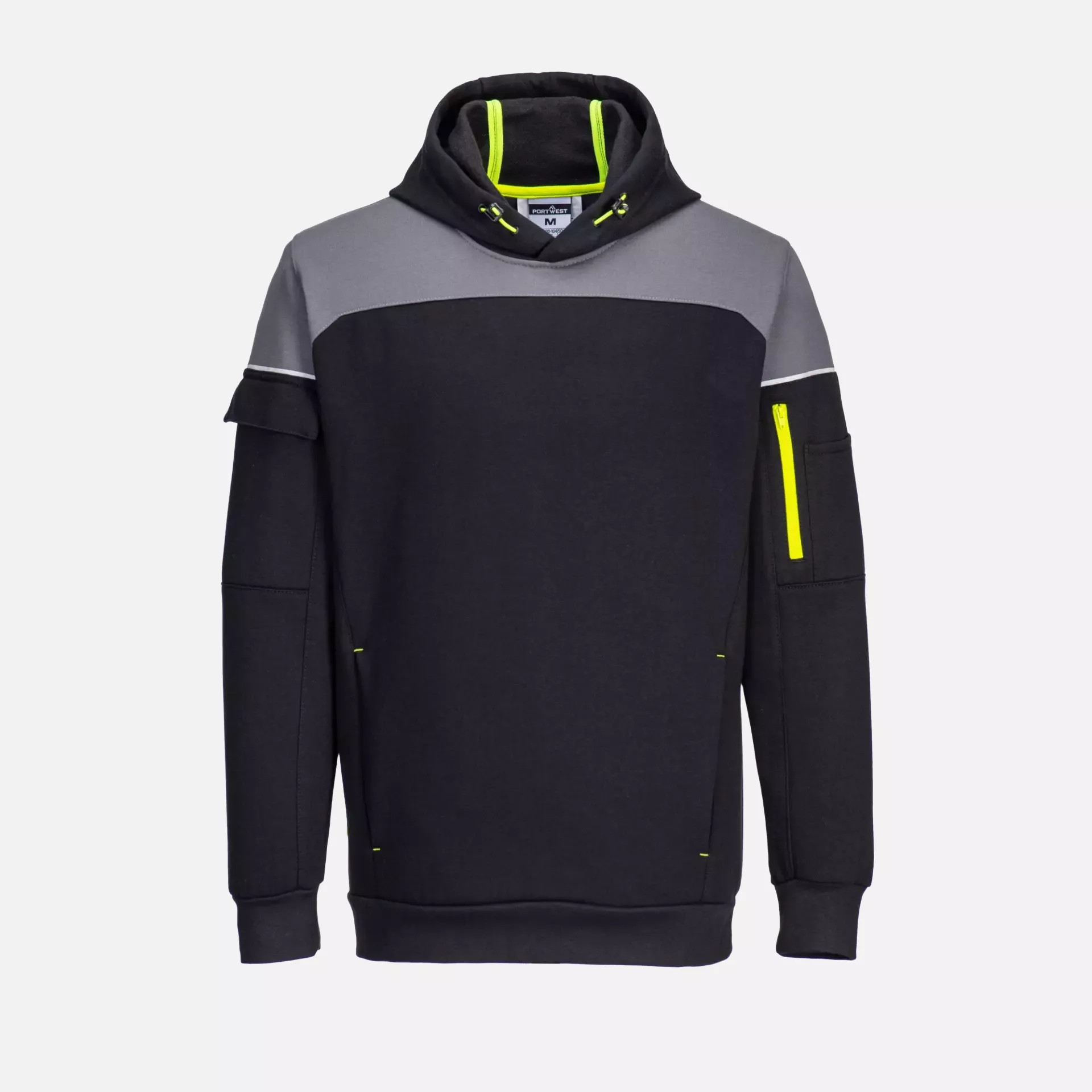 Portwest PW337BKR, PW3 Pullover Hoodie, Black, image 1