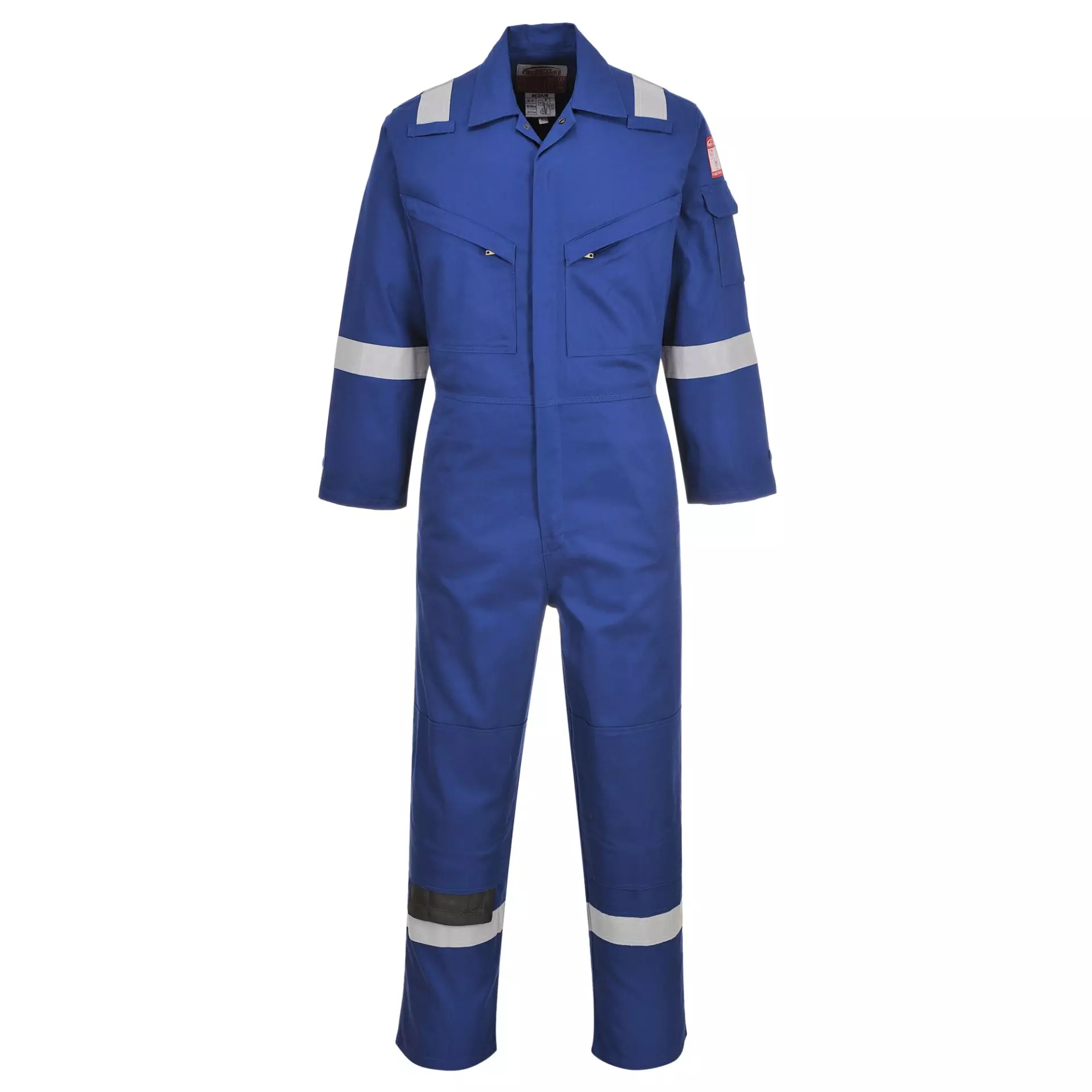Portwest FR28RBR, Bizflame Work Light Weight Anti-Static FR Coverall 280g, Royal Blue