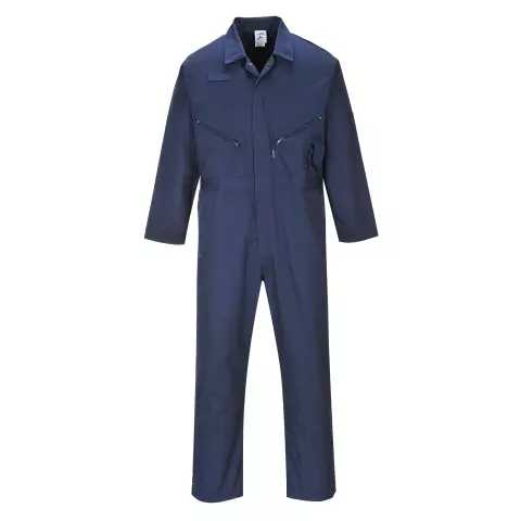 Portwest Liverpool Zip Coverall, Navy