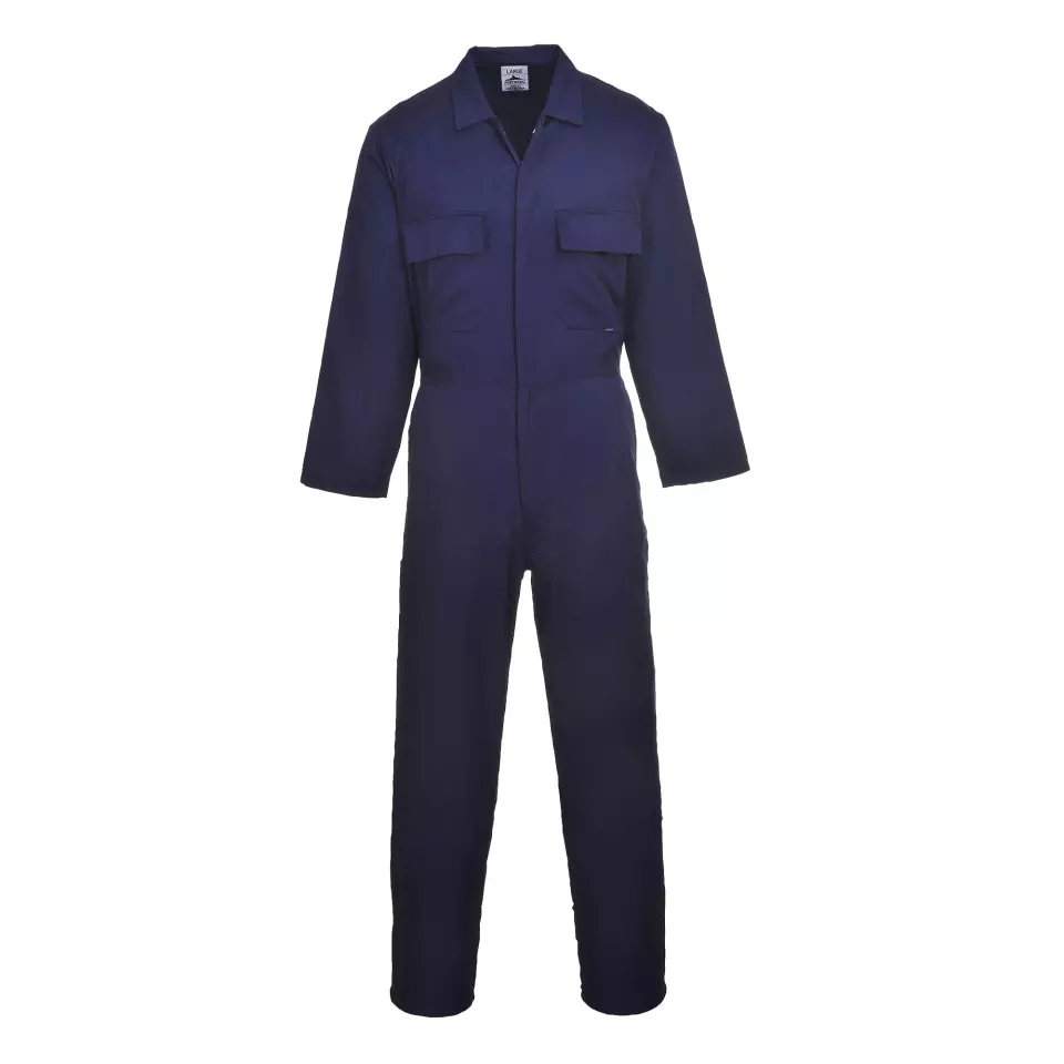 Portwest S999NAT, Euro Work Coverall, Navy Tall