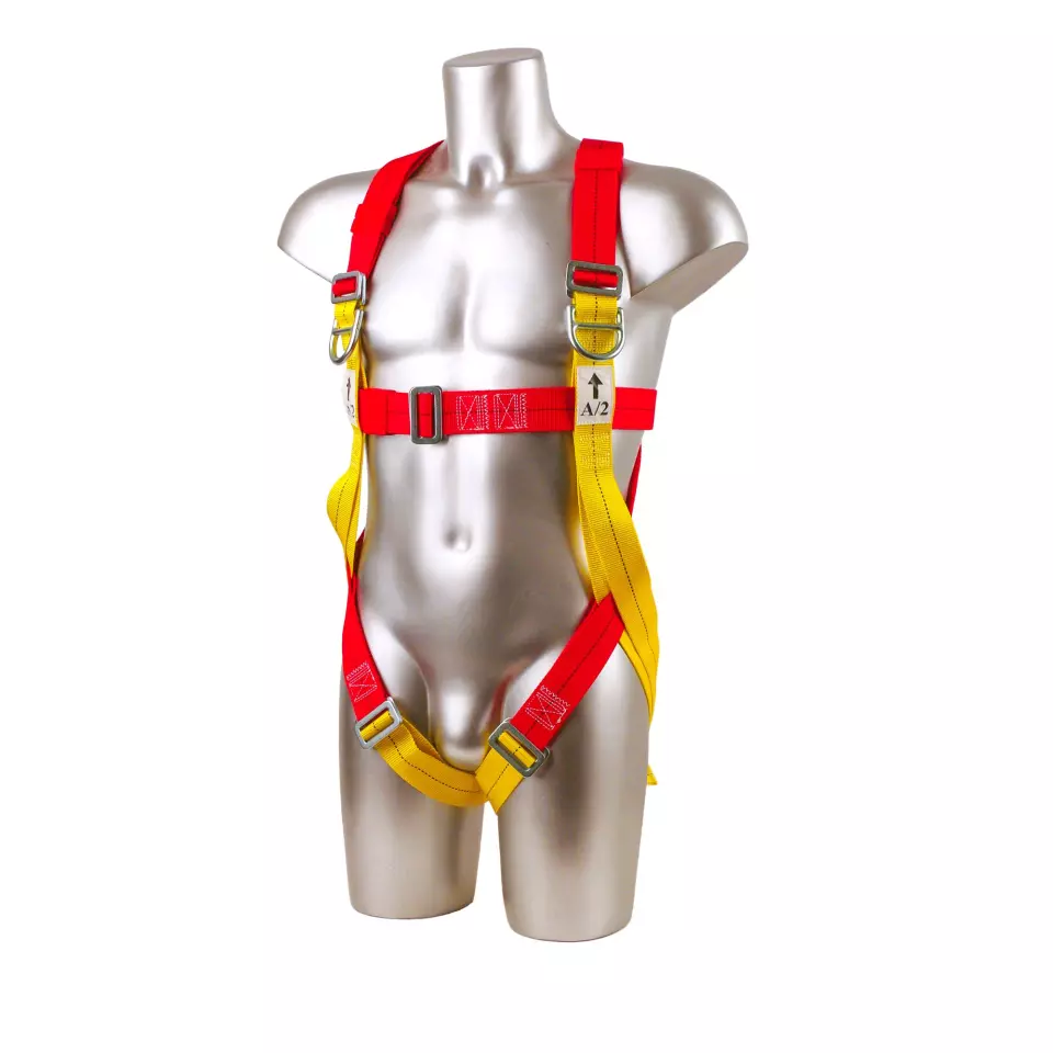 Portwest FP10RER, 2 Point Plus Harness, Red, image 1, gallery thumbnail