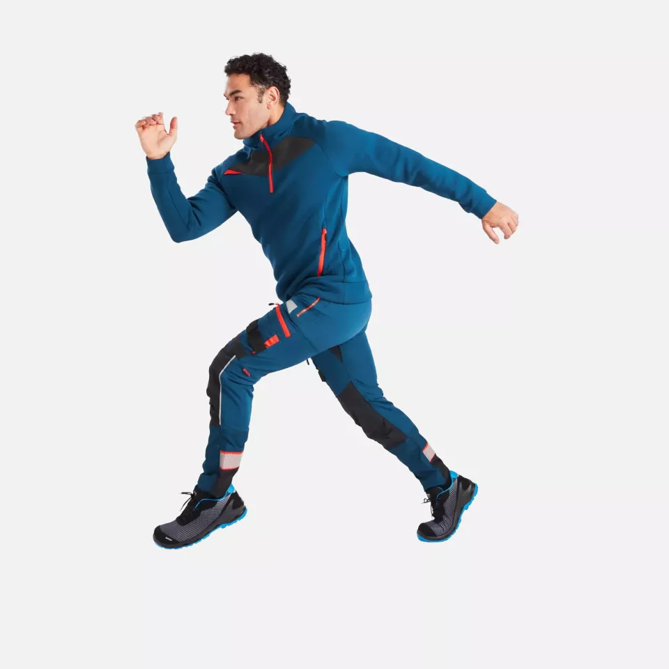 Portwest DX467MBR, DX4 Hoodie mit kurzem Reißverschluss, Metro Blau, image 3, gallery thumbnail