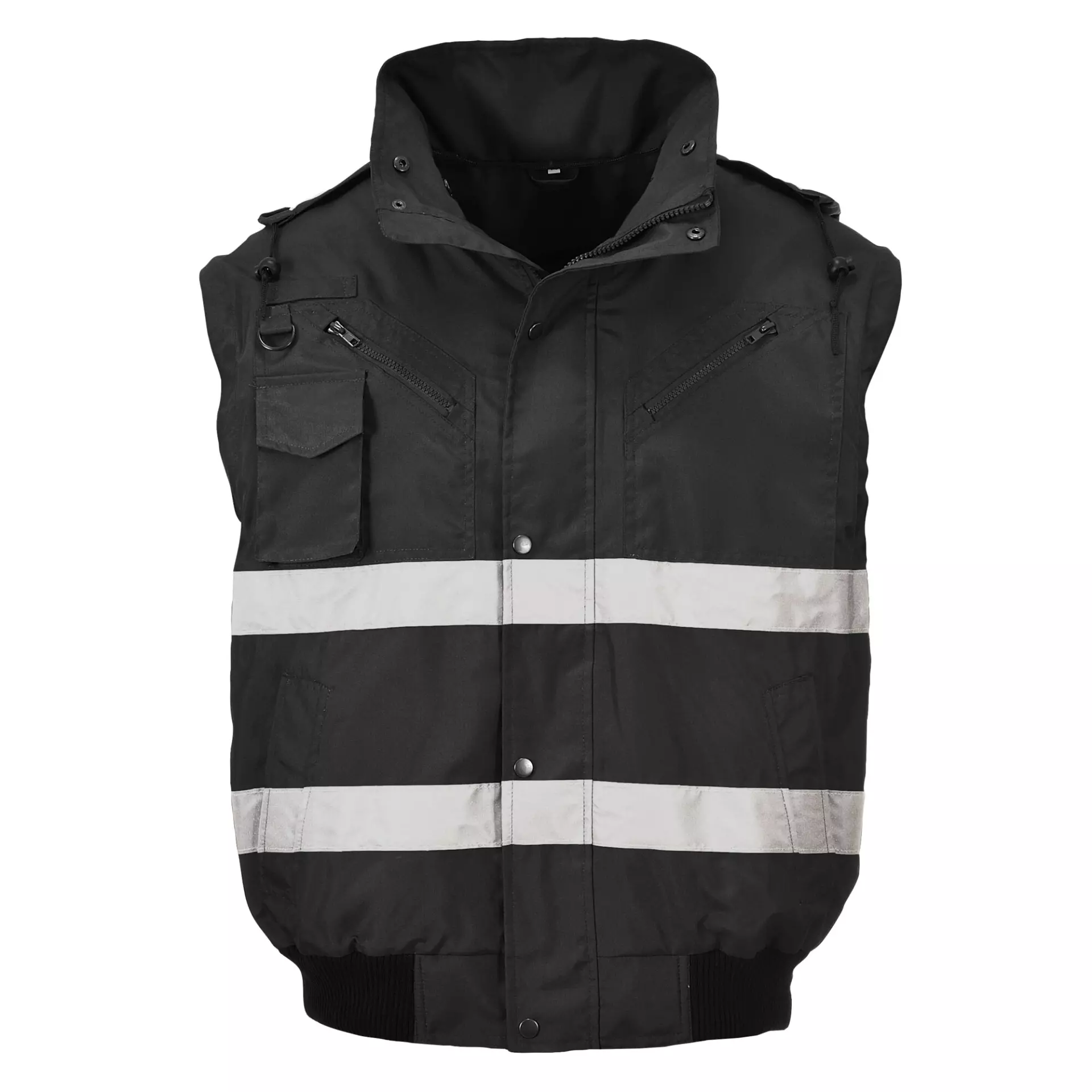 Portwest S435BKR, Iona 4-in-1 Bomber Jacket, Black, image 4
