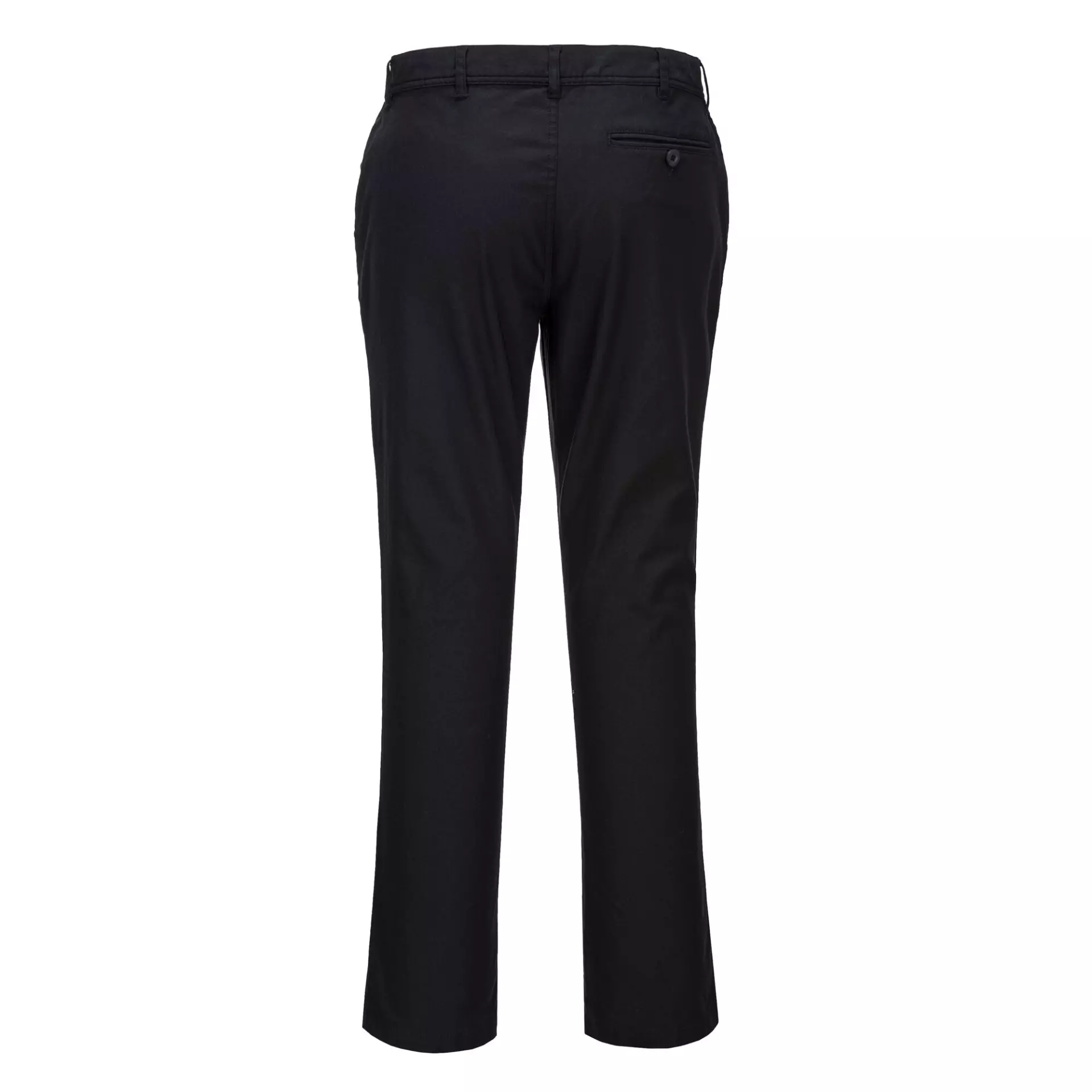 Portwest S232BKS, WX2 Eco Stretch Slim Chino Trousers, Black Short, image 2