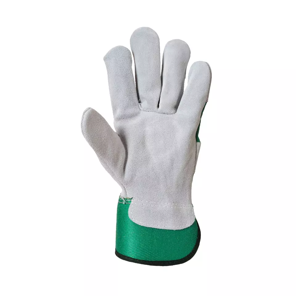 Portwest A220GNR, Premium Chrome Rigger Glove, Green, image 2, gallery thumbnail