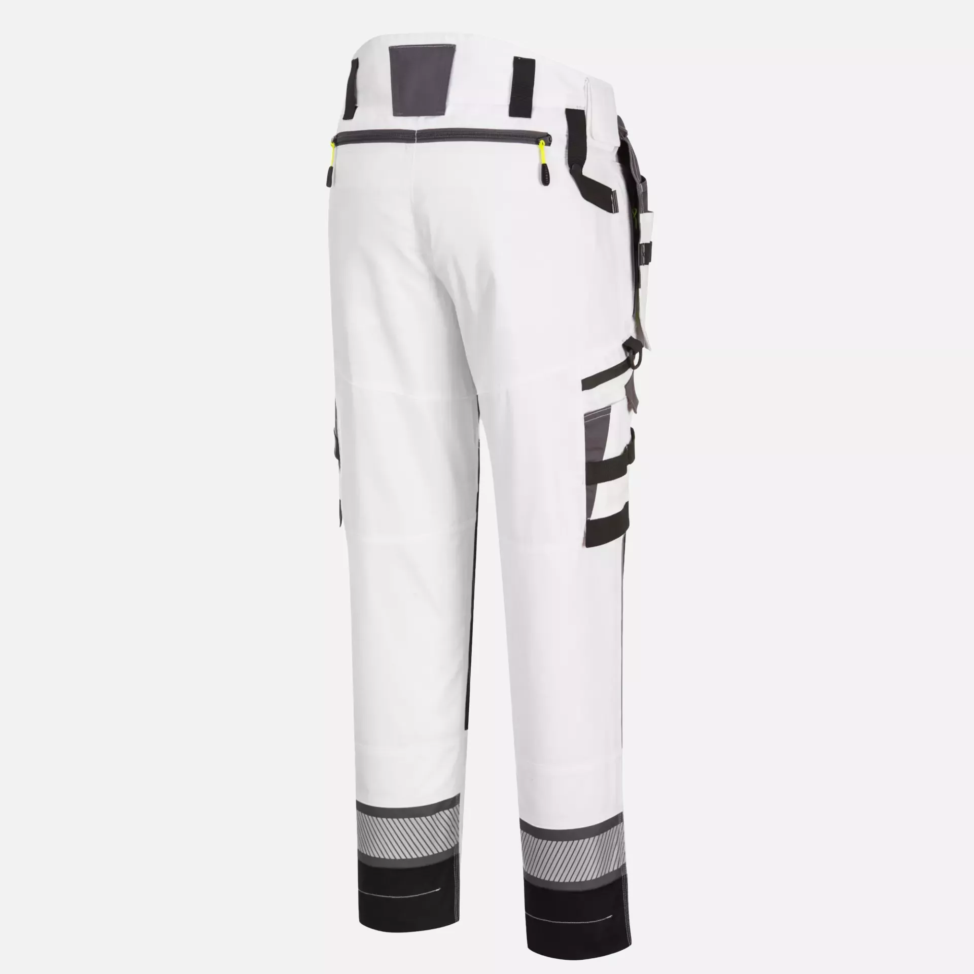 Portwest DX440WGR, DX4 Detachable Holster Pocket Trousers, White/Grey, image 3