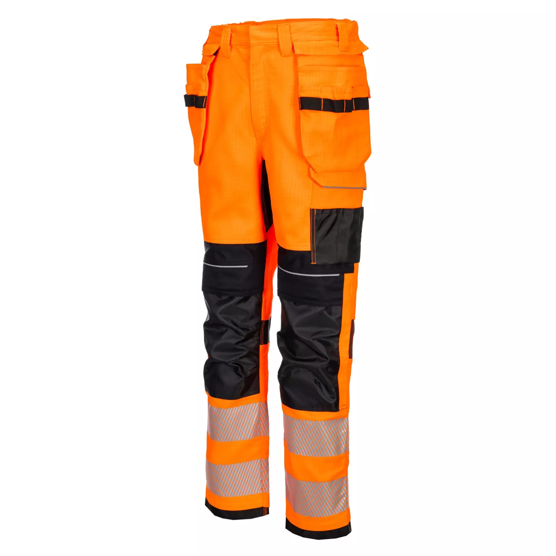 Portwest FR415OBR, PW3 FR Modaflame HVO Holster Trousers, Orange/Black, image 3
