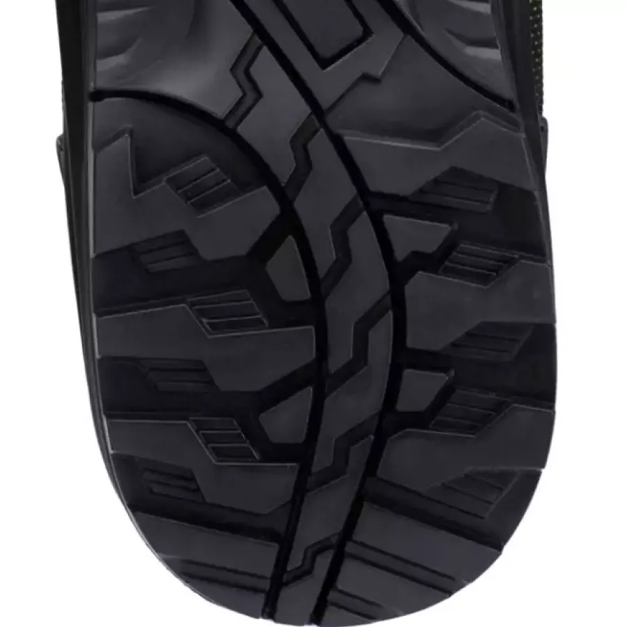 **Rutschhemmende Laufsohle** sorgt für sicheren Halt und Vertrauen auf rutschigen Oberflächen.