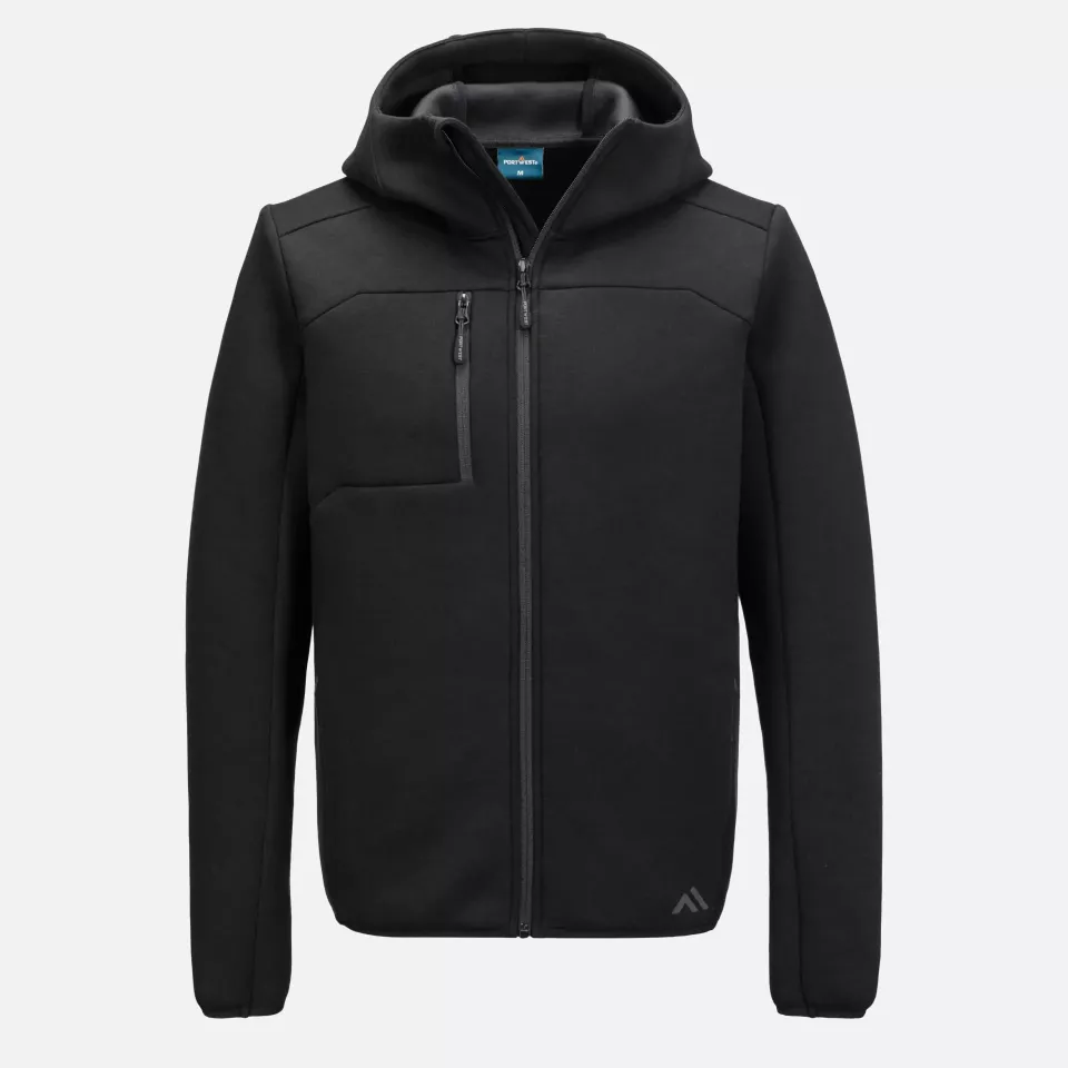 Portwest KX372BKR, KX3 Tech Fleece, Black, image 1, gallery thumbnail