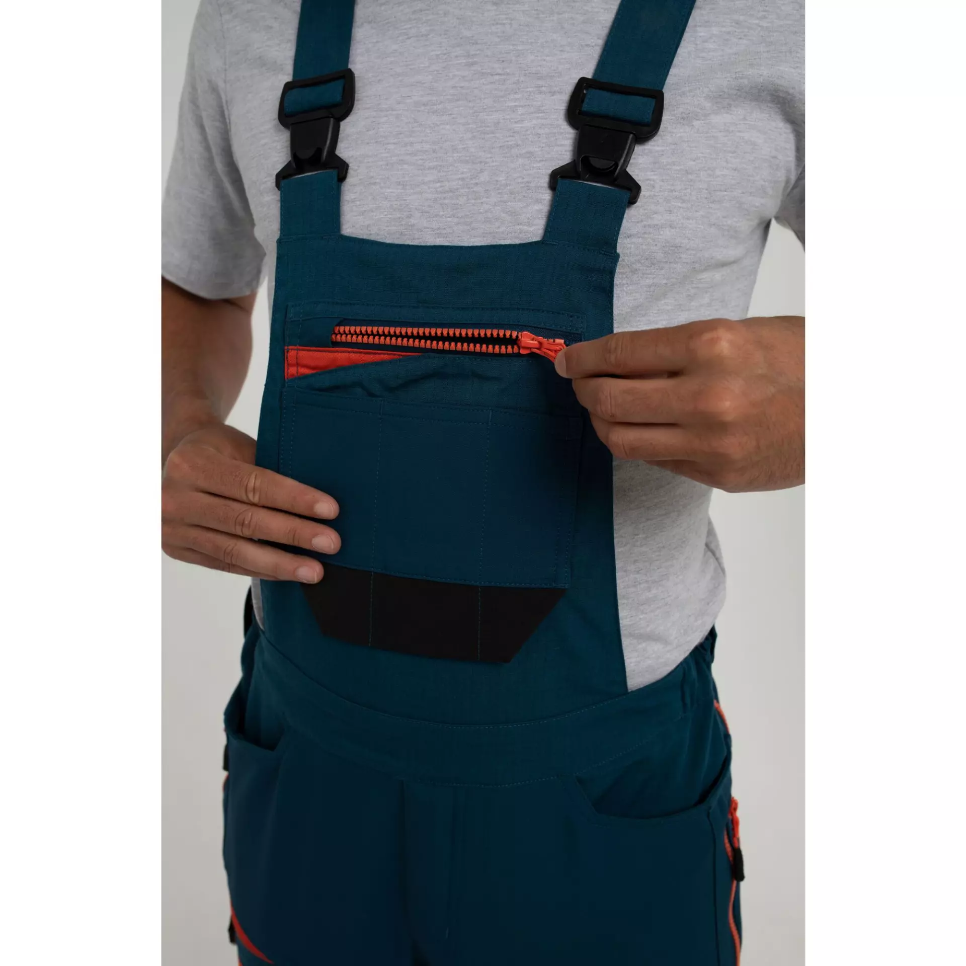 Portwest DX441MBR, DX4 Work Bib and Brace, Metro Blue, image 3