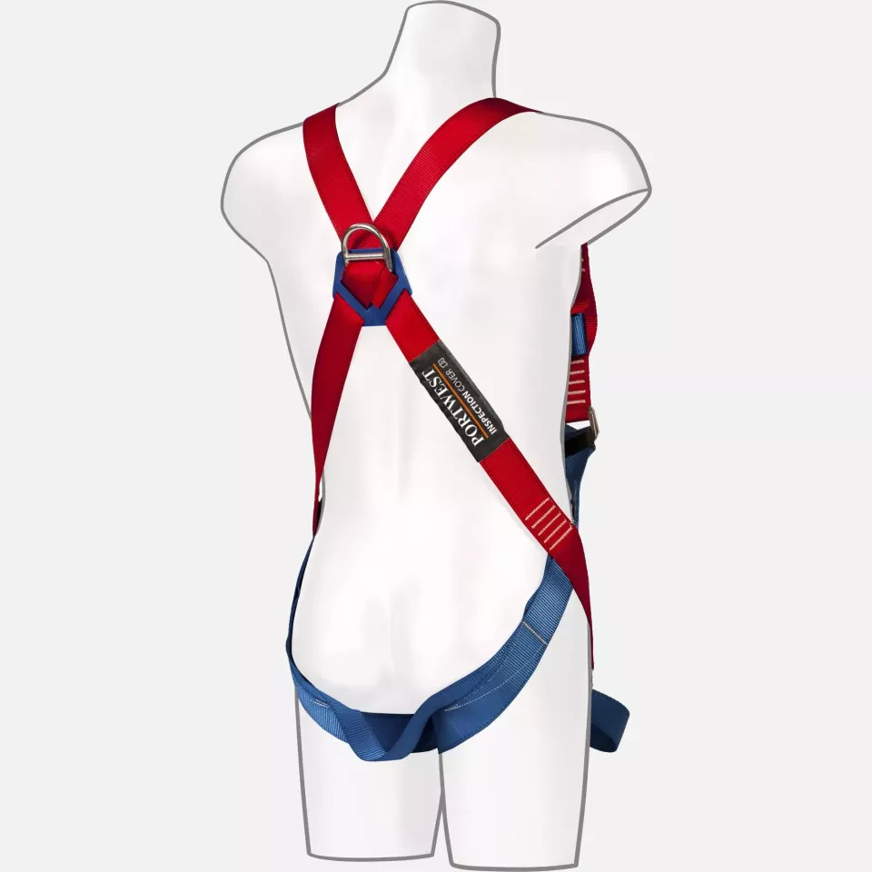 Portwest FP13RER, 2 Point Harness, Red, image 3, gallery thumbnail