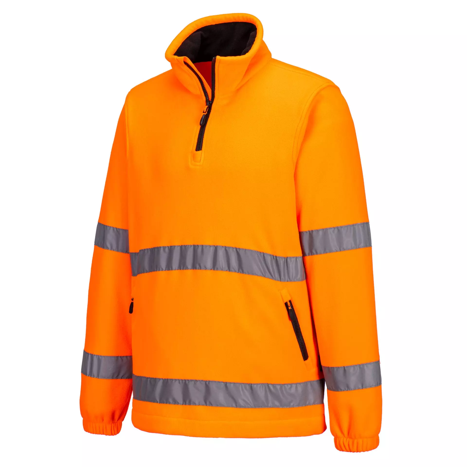 Portwest F302ORR, Hi-Vis 1/2 Zip Fleece, Orange, image 4