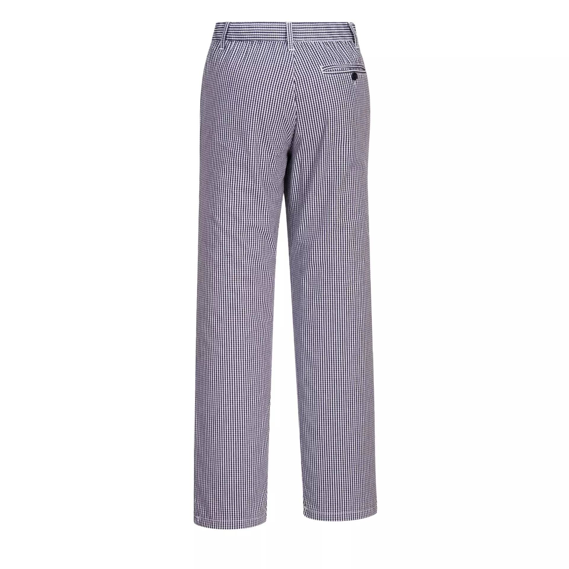 Portwest C075CHR, Chef's Barnet Trousers, Blue Check, image 2