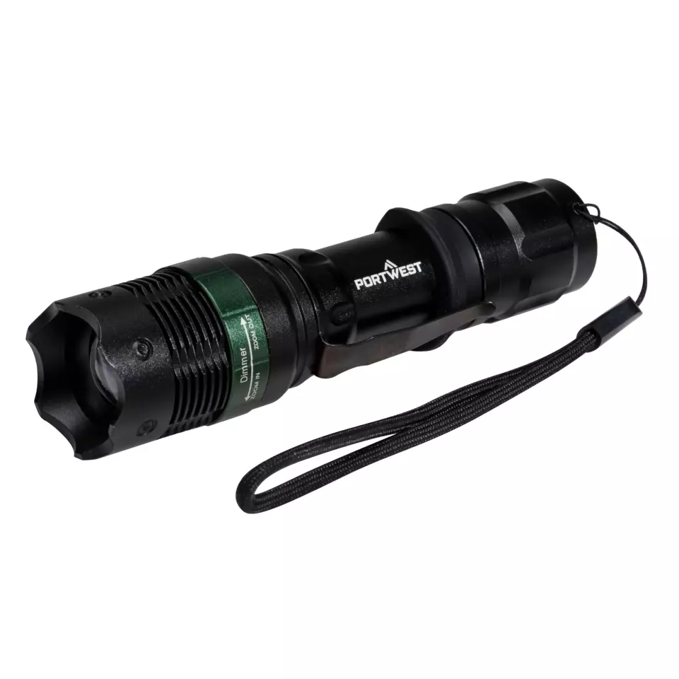 Portwest PA54BKR, Taktische Taschenlampe, Schwarz, image 1, gallery thumbnail