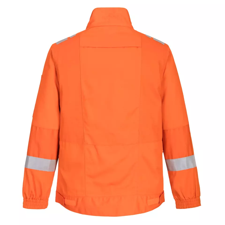 Portwest FR601ORR, Bizflame Work Lightweight Stretch Panelled FR Jacket, Orange, image 2, gallery thumbnail