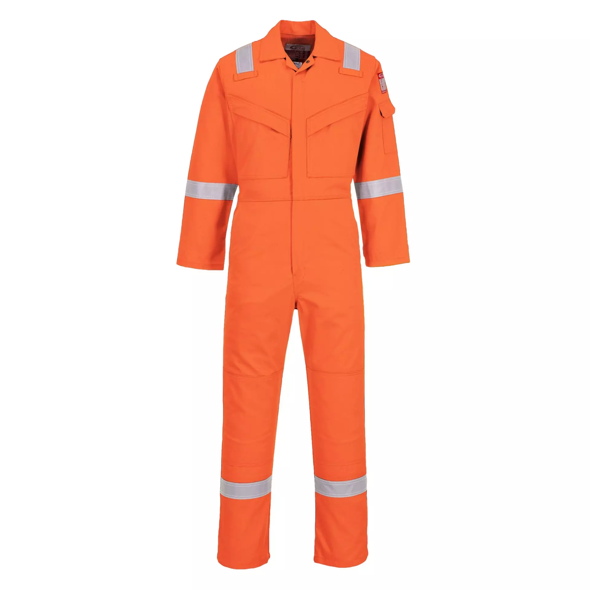 Portwest FR21ORT, Bizflame Work FR Superleichter antistatischer Overall, Orange Lang