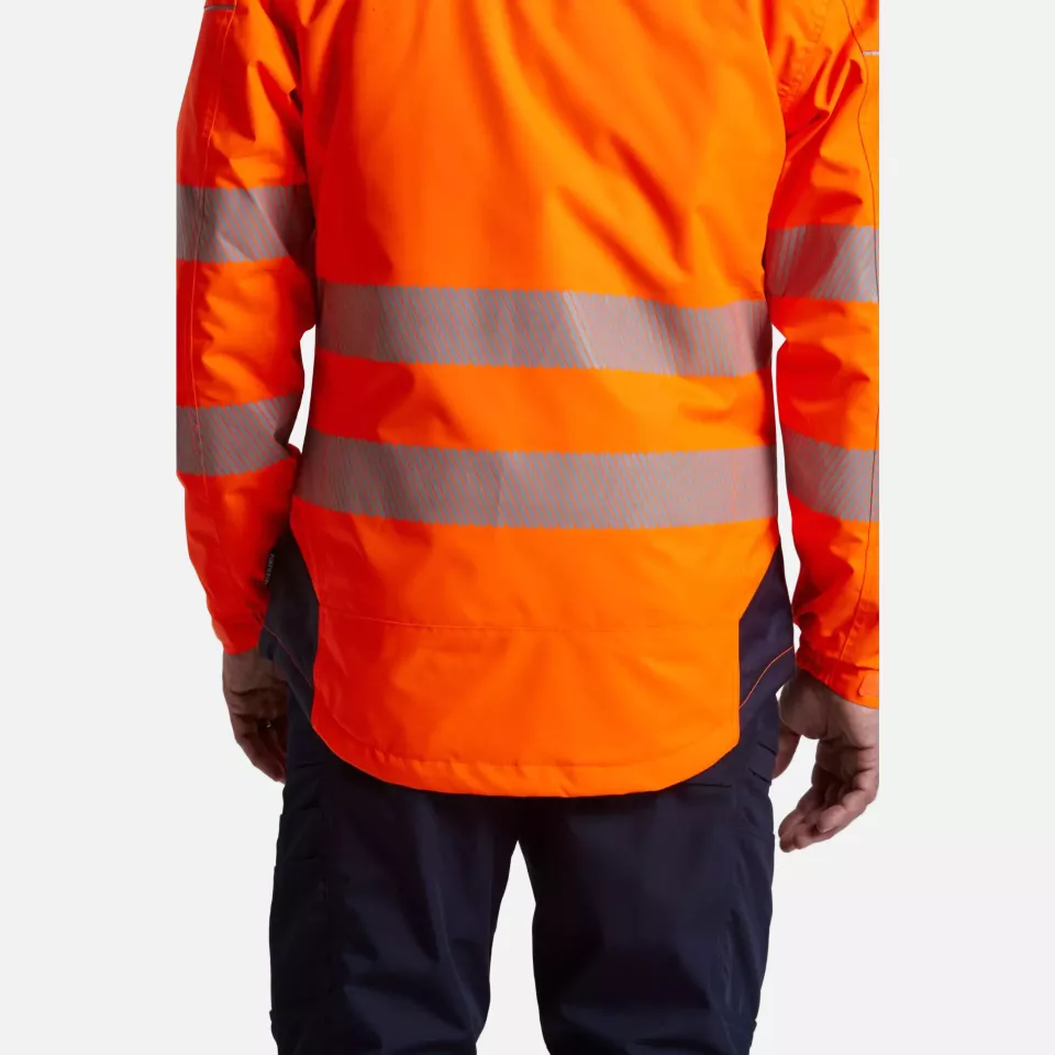 Portwest T500OBR, PW3 Hi-Vis Work Jacket, Orange/Black, image 9, gallery thumbnail