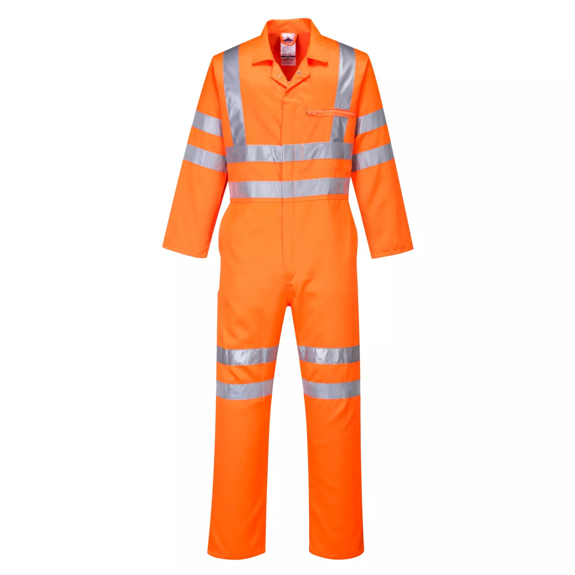 Portwest RT42ORT, Hi-Vis Polycotton Service Coverall, Orange Tall, image 1