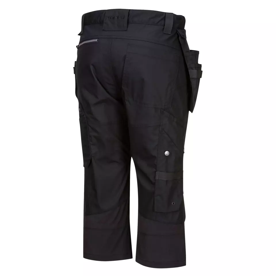 Portwest KX344BKR, KX3 3/4 Holster Shorts, Black, image 2, gallery thumbnail