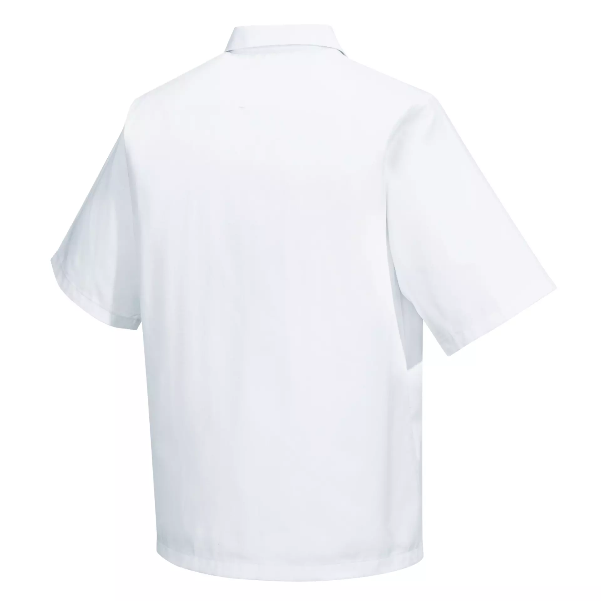 Portwest 2209WHR, Baker's No Pocket Shirt S/S, White, image 4