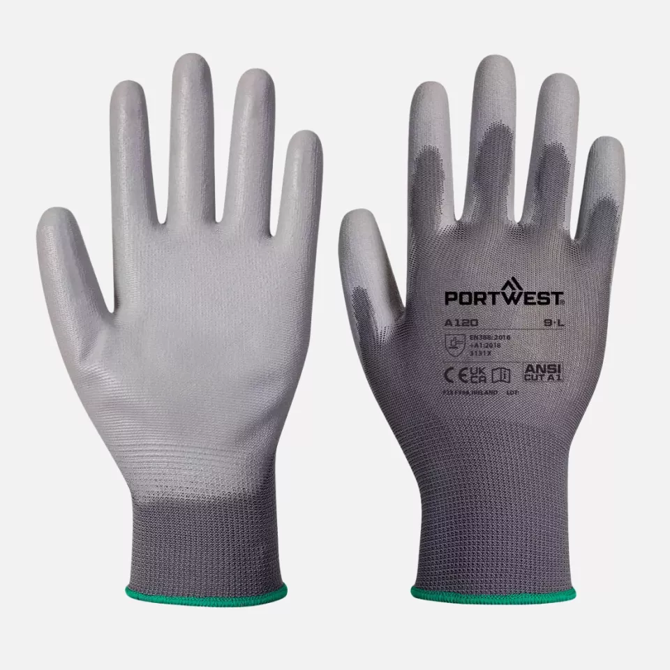 Portwest VB120G7R, Vending PU Palm, Grey, image 1, gallery thumbnail