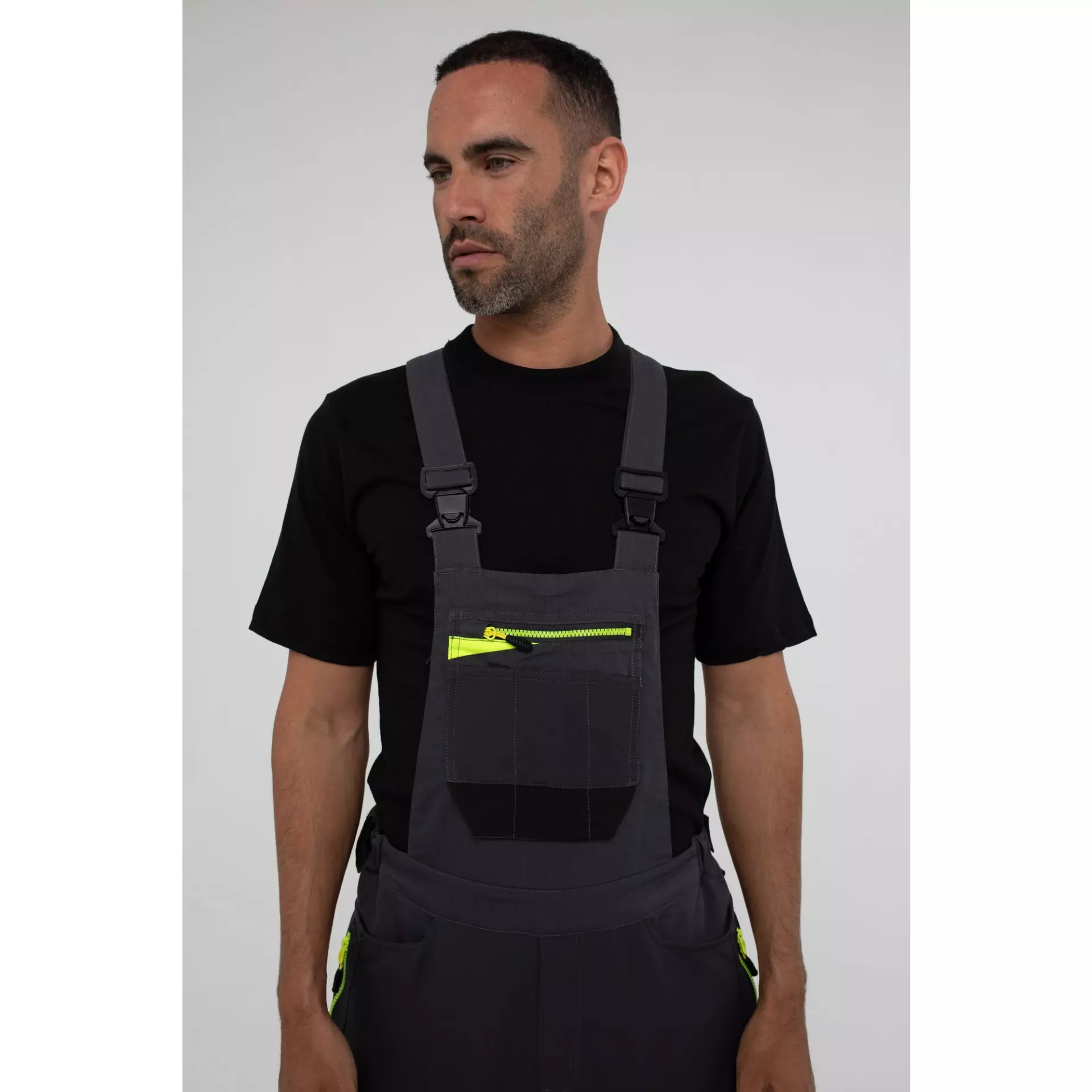 Portwest DX441MGR, DX4 Work Bib and Brace, Metal Grey, image 9