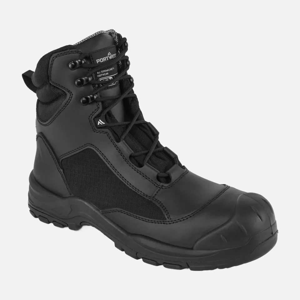 Portwest FC26BKR, Patrol Berufsstiefel O7S SR FO SC HRO, Schwarz, image 4, gallery thumbnail