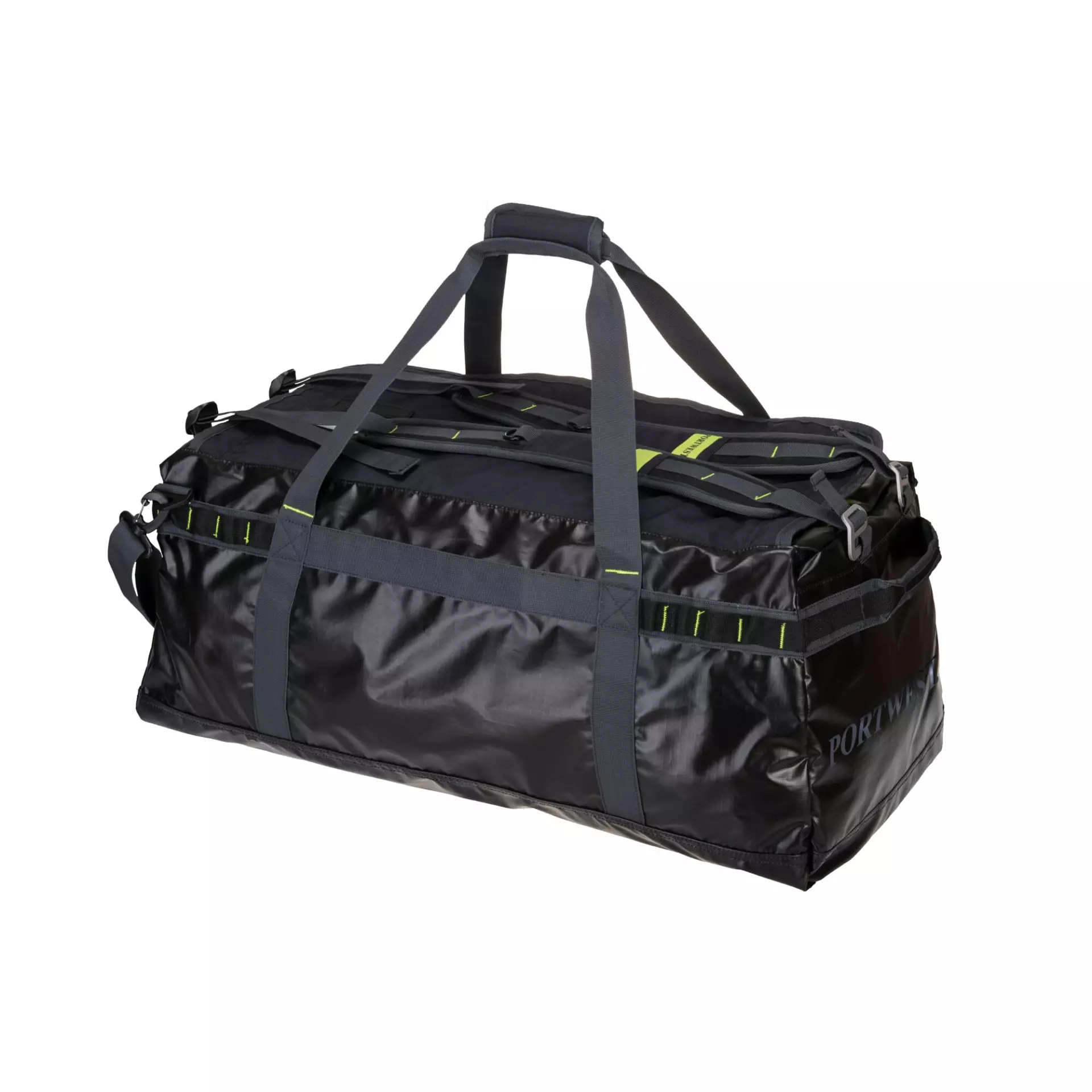 Portwest B950BKR, PW3 70L Water-Resistant Duffle Bag, Black, image 3