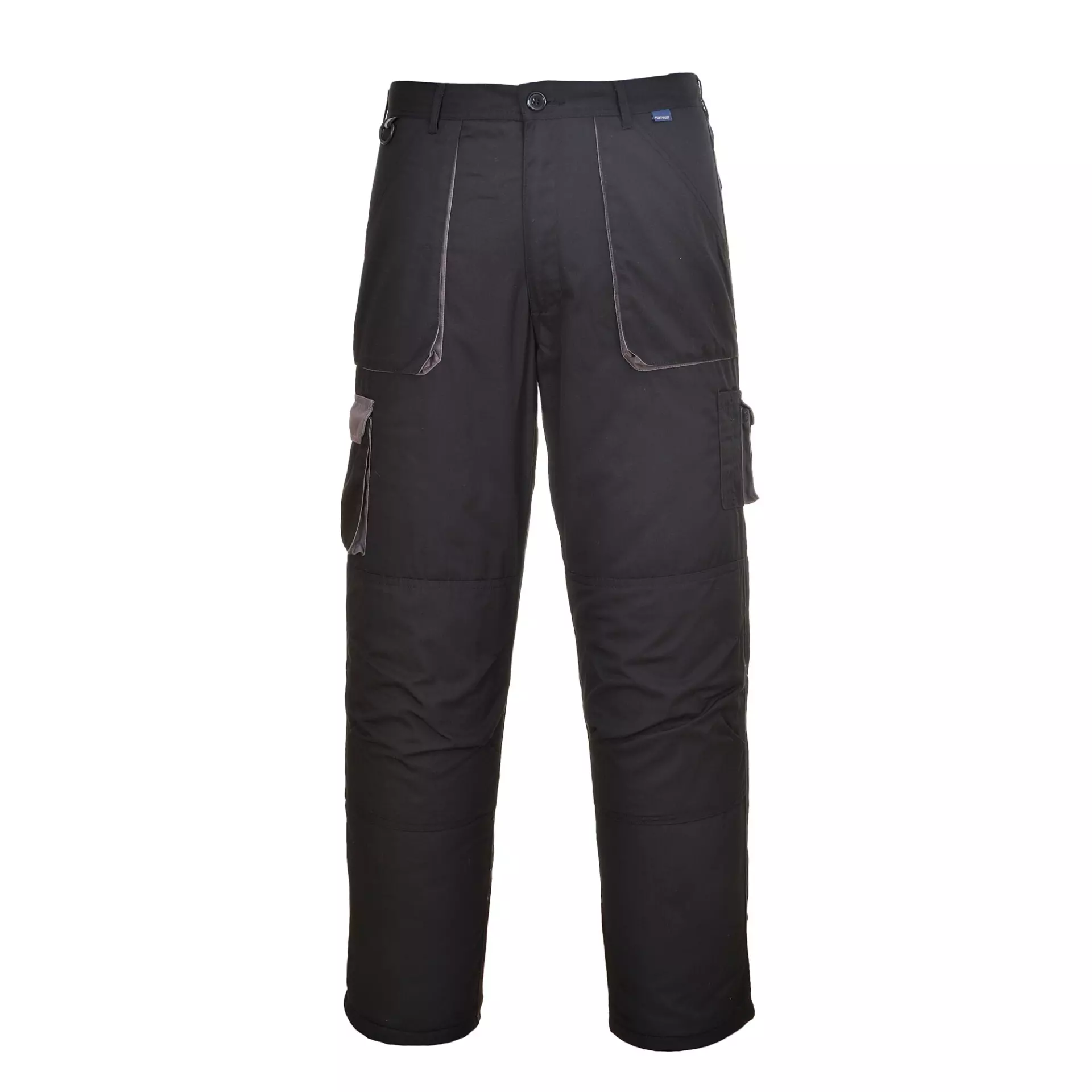 Portwest TX16BKR, Texo Contrast Trousers - Lined, Black, image 1