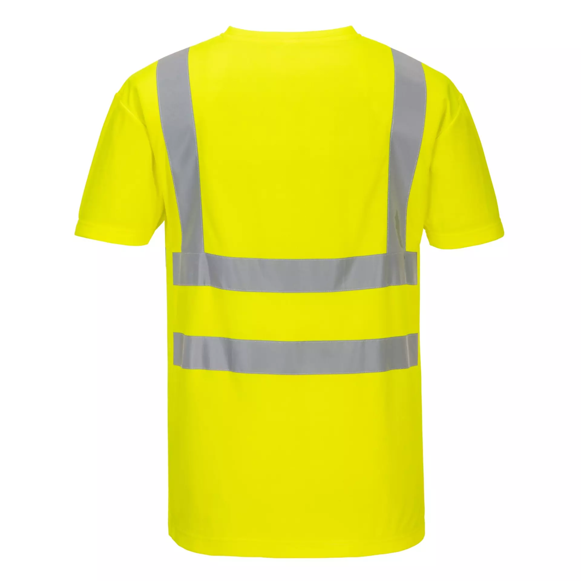 Portwest S179YER, Hi-Vis Cotton Comfort Mesh Insert T-Shirt S/S, Yellow, image 2