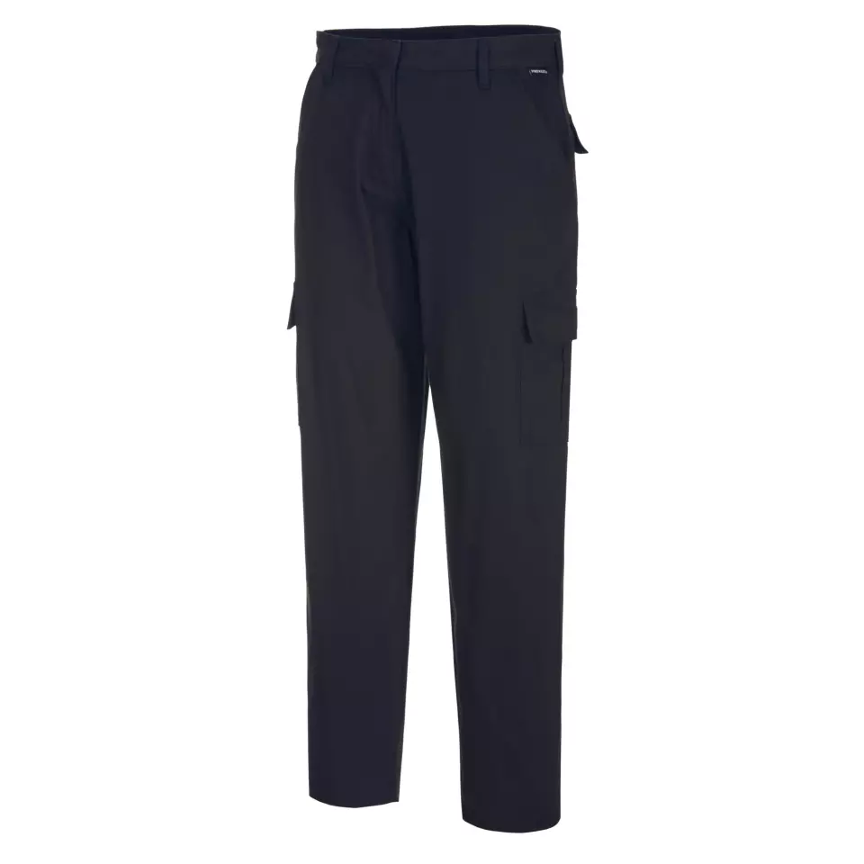Portwest S233BKR, WX2 Eco Women's Stretch Cargo Trousers, Black, image 3, gallery thumbnail