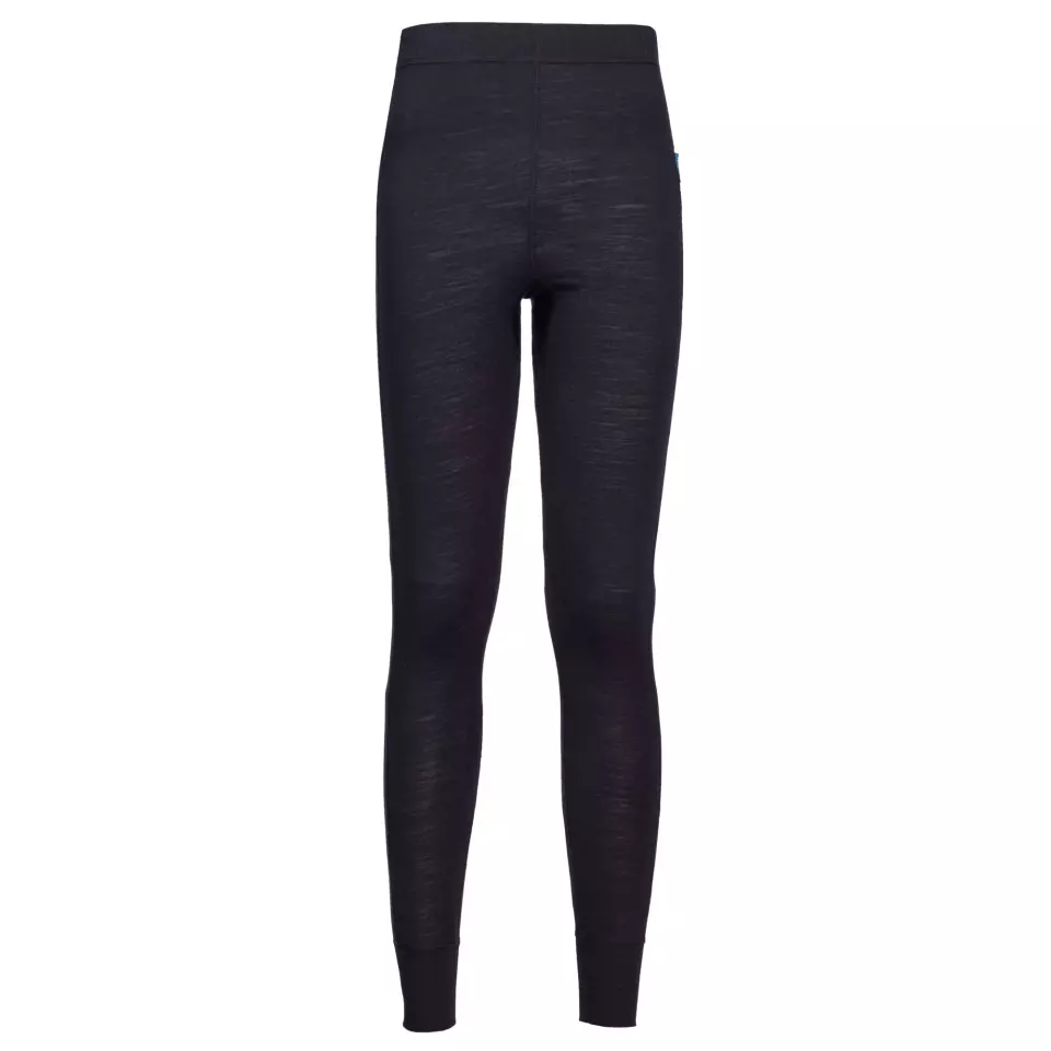 Portwest B181BKR, Merino Wool Baselayer Legging, Black, image 1, gallery thumbnail