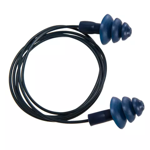 Portwest Detectable TPR Corded Ear Plugs, Blue