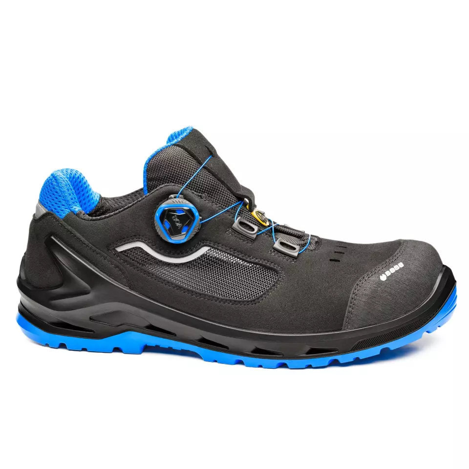 Portwest B1223BKB, I-Code Shoe S1P ESD SRC, Black/Blue, image 1, gallery thumbnail