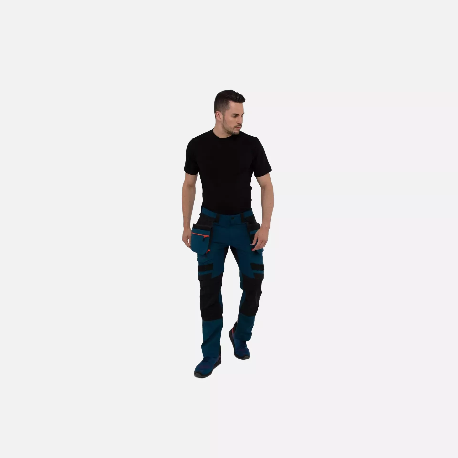 Portwest DX440MBR, DX4 Detachable Holster Pocket Trousers, Metro Blue, image 8
