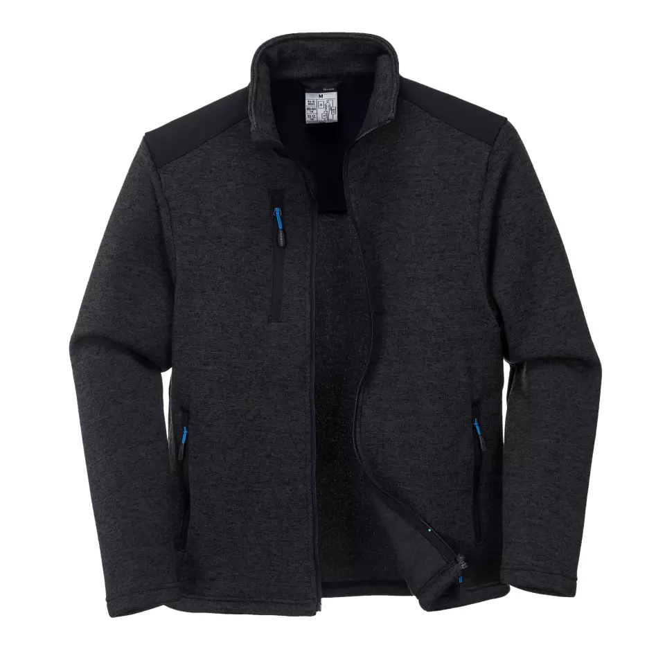 Portwest T830GMR, KX3 Performance Fleece, Grey Marl, image 5, gallery thumbnail