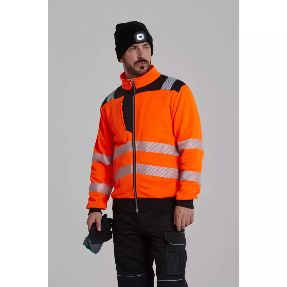Portwest T402OBR, PW3 Hi-Vis Softshell (3L), Orange/Black, image 6, gallery thumbnail