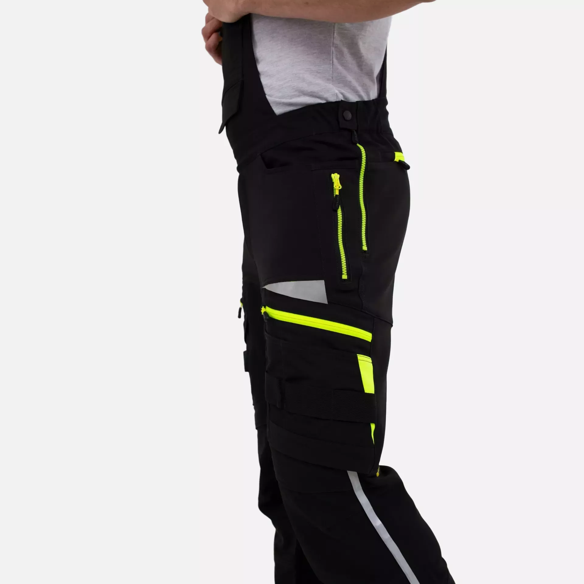 Portwest DX441BKR, DX4 Work Bib and Brace, Black, image 10