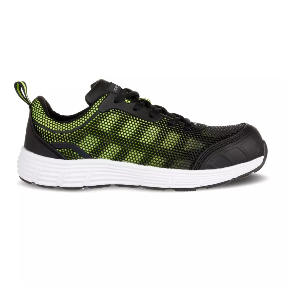 Portwest FT15BGN, Steel Textile Trainer S1P FO SR, Black/Green, image 4, gallery thumbnail