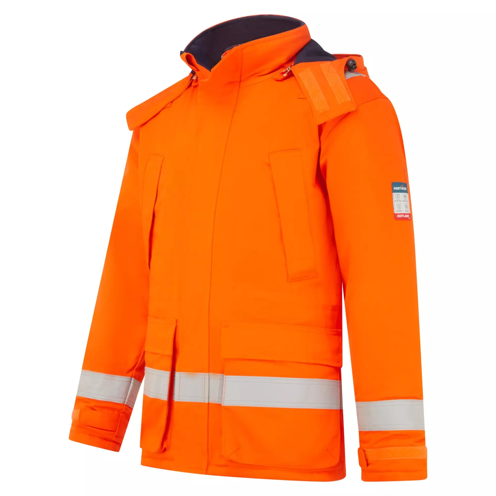 Portwest FR59ORR, Bizflame Antistatische Flammhemmende Winterjacke, Orange, image 4