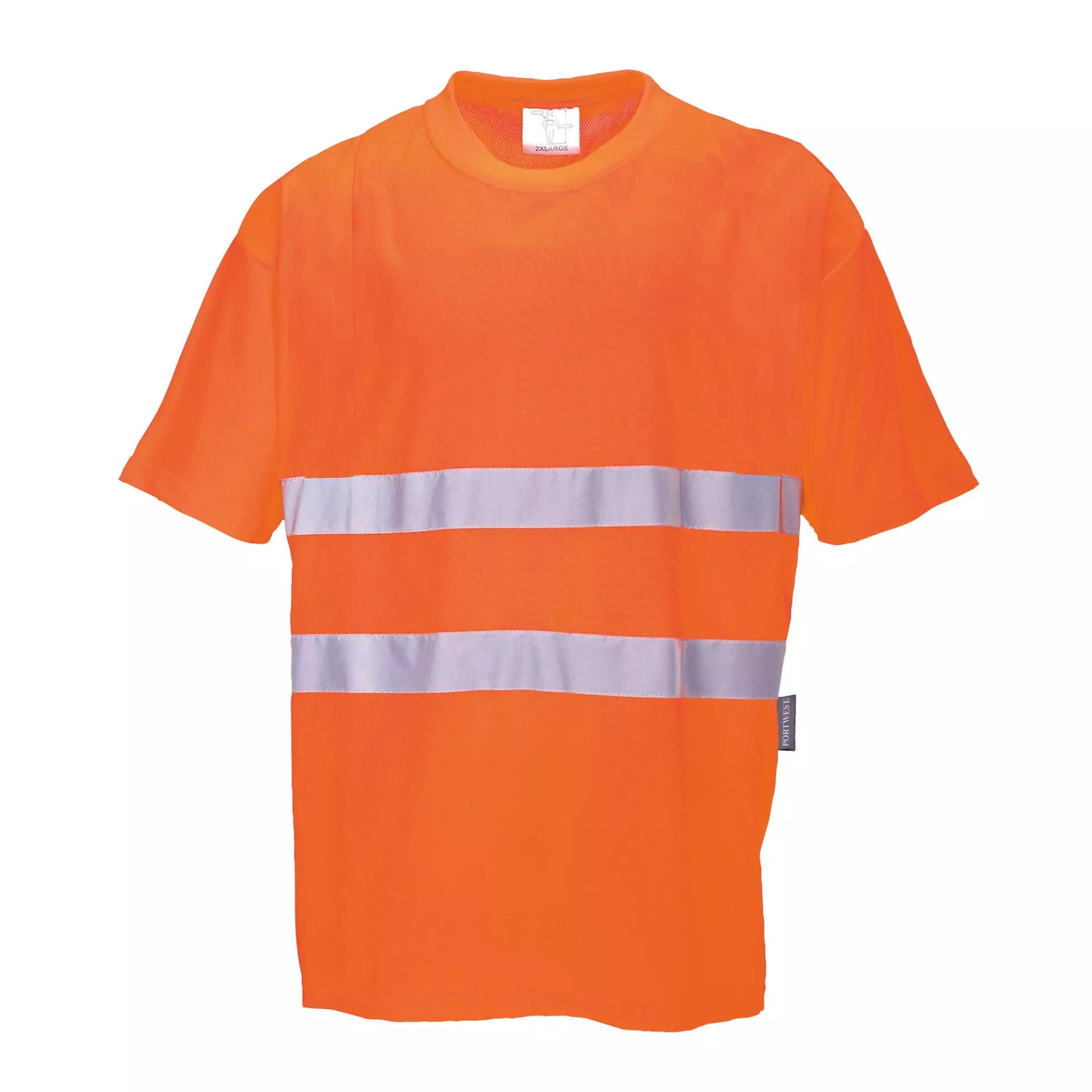 Portwest S172ORR, Hi-Vis Cotton Comfort T-Shirt S/S, Orange, image 1