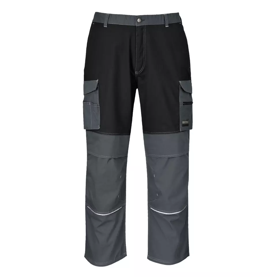 Portwest KS13ZBR, Granite Trousers, Zoom Grey/Black, image 1, gallery thumbnail